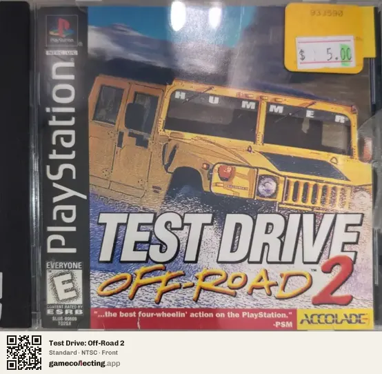 Test Drive: Off-Road 2 PlayStation, NTSC box front