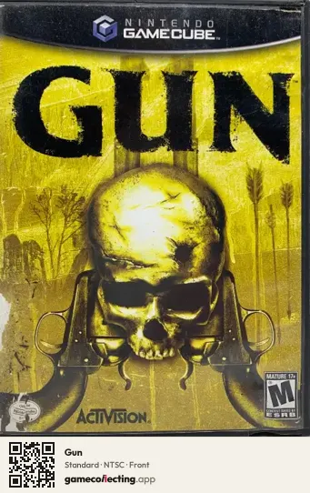 Gun Nintendo GameCube, NTSC box front