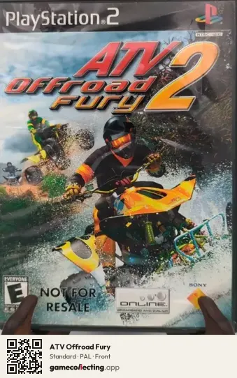 ATV Offroad Fury PlayStation 2, PAL box front