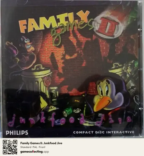 Family Games II: Junkfood Jive Philips CD-i, PAL box front