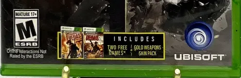 Tom Clancy's Rainbow Six Siege, the ESRB box on its front