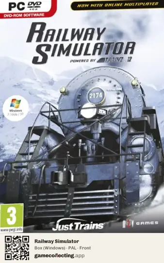 Railway Simulator Computer, PAL box front
