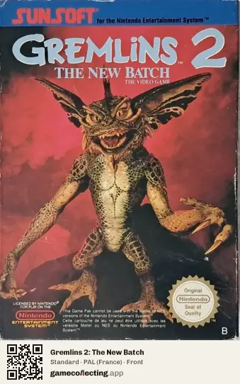Gremlins 2: The New Batch Nintendo Entertainment System, France box front