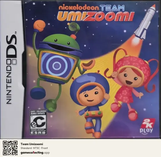 Team Umizoomi Nintendo DS, NTSC box front