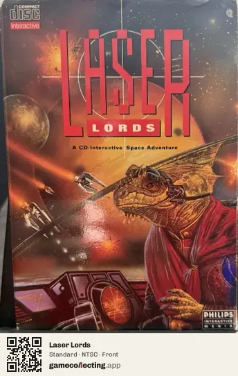 Laser Lords Philips CD-i, NTSC box front