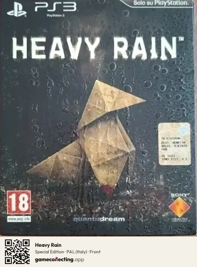 Heavy Rain PlayStation 3, Italy box front