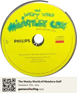 The Wacky World of Miniature Golf Philips CD-i, PAL disc