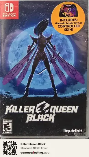 Killer Queen Black Nintendo Switch, NTSC box front