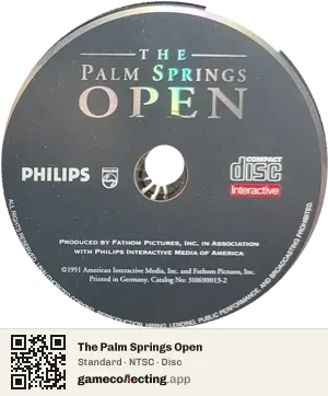 The Palm Springs Open Philips CD-i, NTSC disc