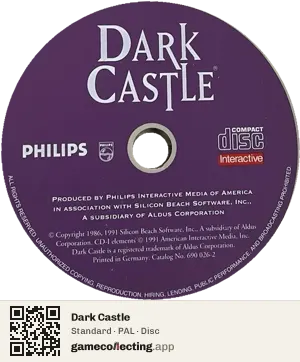 Dark Castle Philips CD-i, PAL disc