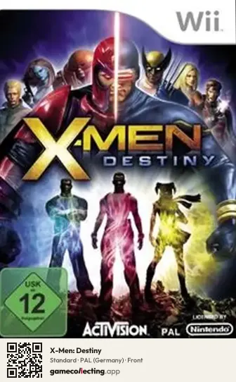 X-Men: Destiny Nintendo Wii, Germany box front
