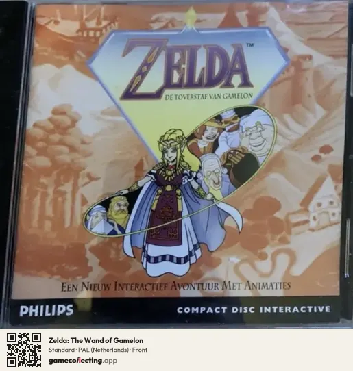Zelda: The Wand of Gamelon Philips CD-i, Netherlands box front