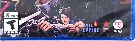 Dead Cells: Return to Castlevania, the ESRB box on its front