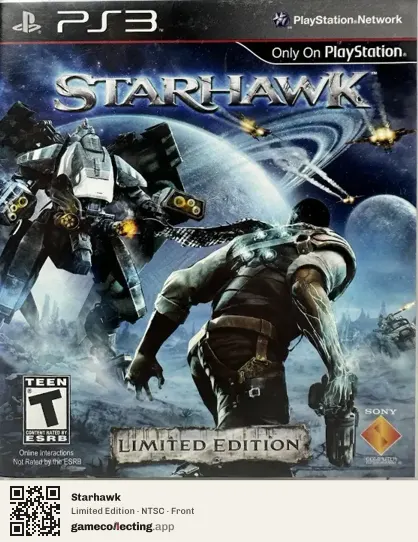 Starhawk PlayStation 3, NTSC box front