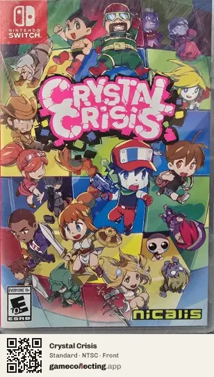 Crystal Crisis Nintendo Switch, NTSC box front