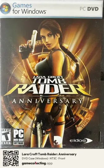 Lara Croft Tomb Raider: Anniversary Computer, NTSC box front