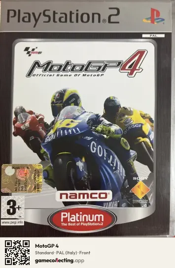 MotoGP 4 PlayStation 2, Italy box front