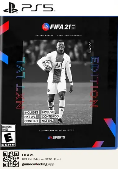FIFA 21 PlayStation 5, NTSC box front