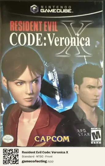 Resident Evil Code: Veronica X Nintendo GameCube, NTSC box front