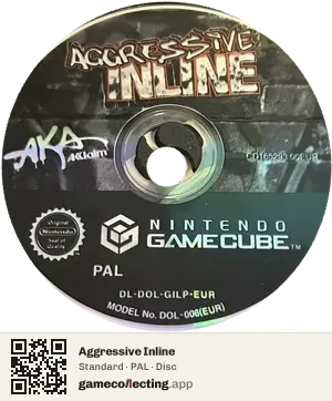 Aggressive Inline Nintendo GameCube, PAL disc