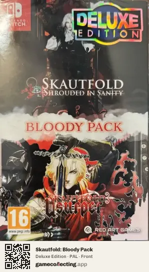 Skautfold: Bloody Pack Nintendo Switch, PAL box front
