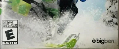 Snow Moto Racing Freedom, the ESRB box on its front