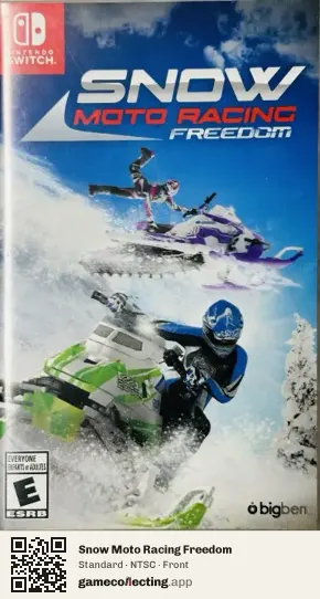 Snow Moto Racing Freedom Nintendo Switch, NTSC box front