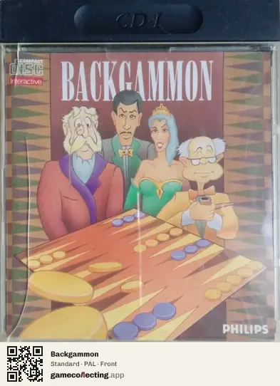 Backgammon Philips CD-i, PAL box front