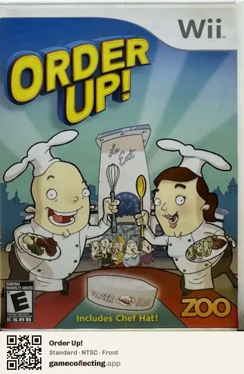 Order Up! Nintendo Wii, NTSC box front