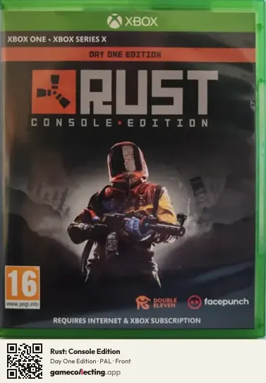 Rust: Console Edition Xbox One, PAL box front