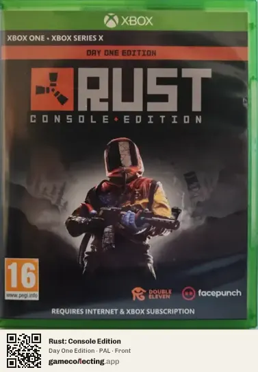 Rust: Console Edition Xbox One, PAL box front