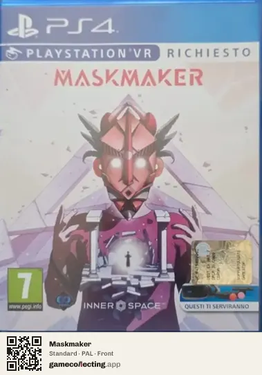 Maskmaker PlayStation 4, PAL box front
