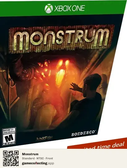 Monstrum Xbox One, NTSC box front