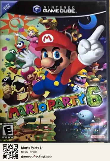 Mario Party 6 Nintendo GameCube, NTSC box front