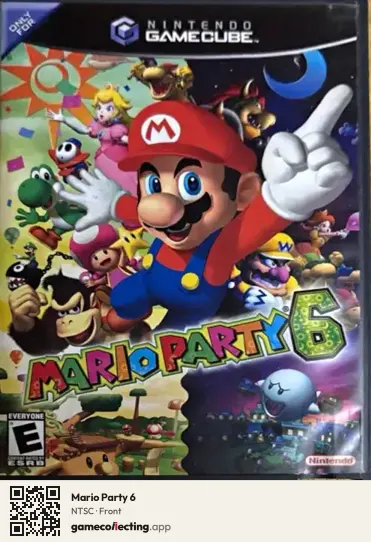 Mario Party 6 Nintendo GameCube, NTSC box front