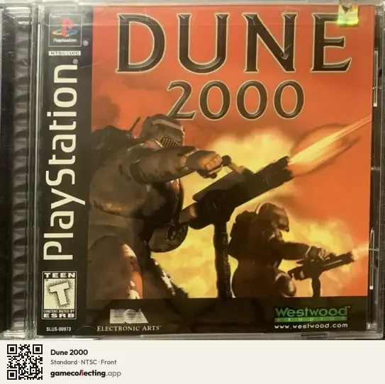 Dune 2000 PlayStation, NTSC box front