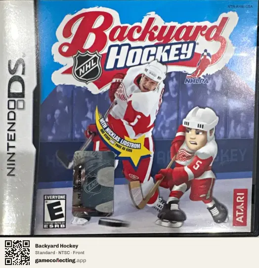 Backyard Hockey Nintendo DS, NTSC box front