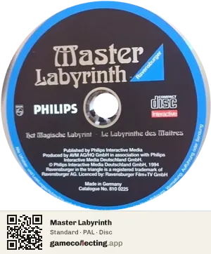 Master Labyrinth Philips CD-i, PAL disc