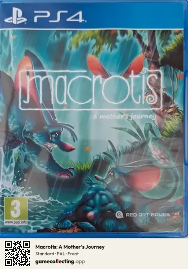 Macrotis: A Mother's Journey PlayStation 4, PAL box front