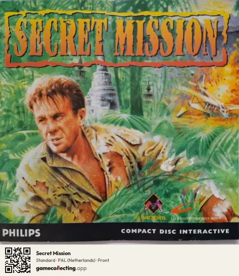 Secret Mission Philips CD-i, Netherlands box front