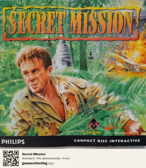 Secret Mission Philips CD-i, Netherlands box front