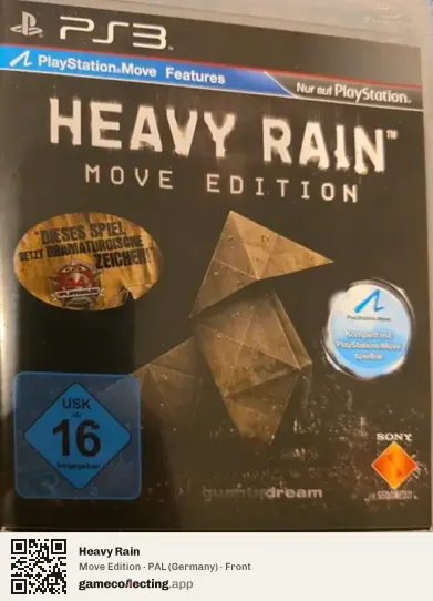 Heavy Rain PlayStation 3, Germany box front