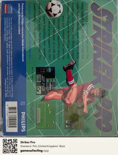 Striker Pro Philips CD-i, United Kingdom box back