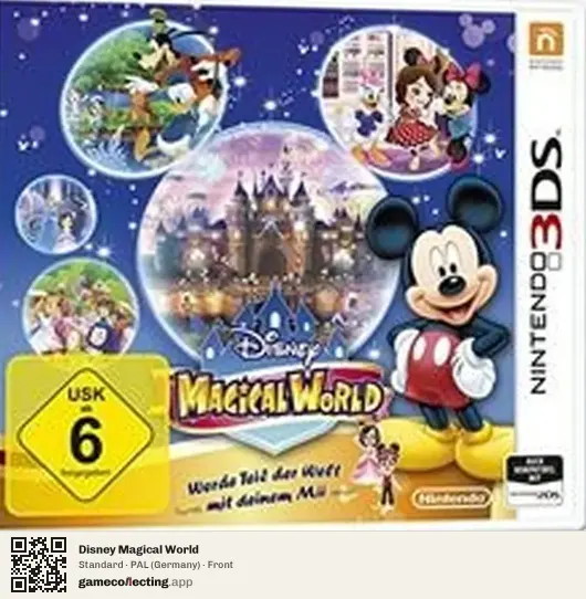 Disney Magical World Nintendo 3DS, Germany box front