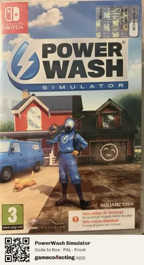 PowerWash Simulator Nintendo Switch, PAL box front