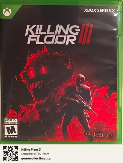Killing Floor 3 Xbox Series X, NTSC box front