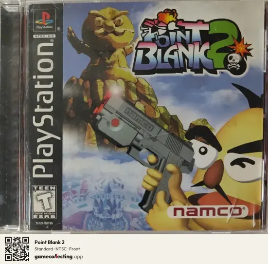 Point Blank 2 PlayStation, NTSC box front