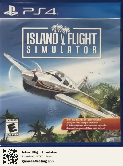 Island Flight Simulator PlayStation 4, NTSC box front