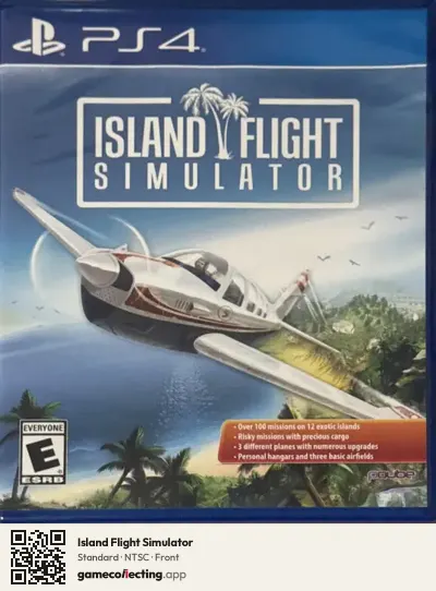 Island Flight Simulator PlayStation 4, NTSC box front