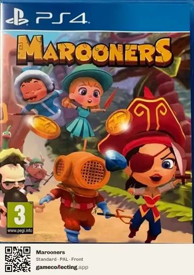 Marooners PlayStation 4, PAL box front